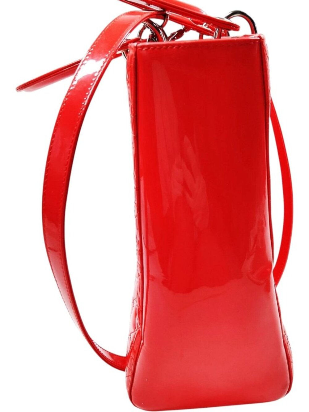 546768CR T6 Christian Dior Crossbody Bag Red Leather - Picture 5 of 9